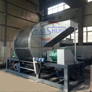 Tire Shredding Recycling Machine Tire Shredder Recycling Line Waste Crumb Rubber Recyle Machinery