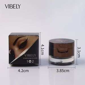 Sabun alis alami Label pribadi dan Gel Eyeliner 2in1 headphone bebas Set Gel sabun penataan alis penambah alis lilin beku alis - Product Image 5