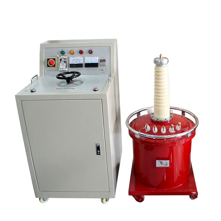 Huazheng HV elettrico ad alta tensione resistente al Tester di tensione 100kv ac hipot tester SF6 trasformatore di prova del tipo di gas