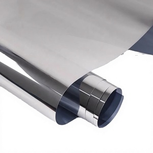 Película de Espejo Unidireccional Plateada de PET, Antiexplosión, No Autoadhesiva, Moderna, de 1x30m, Rechaza el Calor, Privacidad, Decorativa para Exteriores - Product Image 3