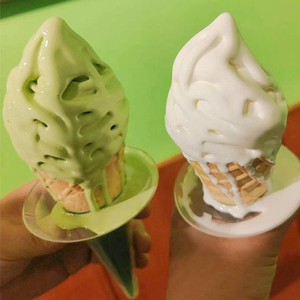 Biểu Tượng Tùy Chỉnh Nhỏ Dùng Một Lần Trong Suốt Ice Cream Leakproof Giữ Cốc Ngọt Ngào Cone Sắc Nét Cone Leakproof Nhựa Chủ - Product Image 3