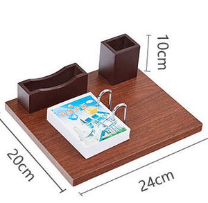 Xinrunjin ensemble de papeterie de bureau personnalisé calendrier en bois adapté aux cadeaux d'entreprise personnalisés bureau à domicile, décor de bureau élégant - Product Image 3