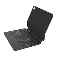 Support magnétique flottant avec clavier Bluetooth sans fil pleine taille, pavé tactile et rétroéclairage LED pour iPad 10,9 pouces et 11 pouces A16 2025 personnalisé