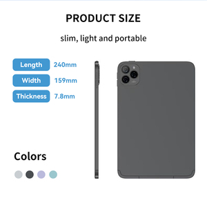 แท็บเล็ตพีซีรุ่นใหม่ Q10A หน้าจอ 10.1 นิ้ว รองรับ Wifi 4GB +128GB แบตเตอรี่ 6000mAh 4G Android 13 หน้าจอสัมผัส ความเร็วสูง พร้อมคีย์บอร์ด เมาส์ และปากกา - Product Image 5