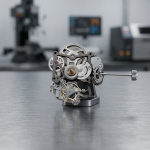 Mouvement mécanique automatique squelette tourbillon W9201, position 6 heures, 28800vph, 25 rubis, calibre pour montres personnalisées OEM - Product Image 1
