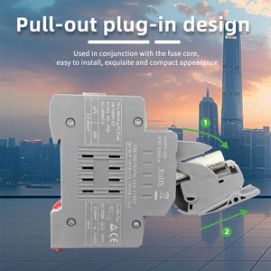 Мини-предохранитель керамический медный 10x38 мм, 32А, для солнечных фотоэлектрических систем, с высокой отключающей способностью, 1000 В постоянного тока - Product Image 4