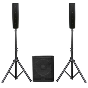 Système de sonorisation pour karaoké 2.1 canaux 2000W 12 pouces JC415BTN avec entrée TWS/FM/USB/SD/Mic - Product Image 2