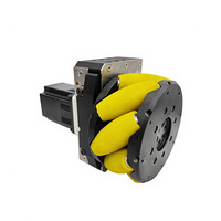 Roue motrice omnidirectionnelle MDBOT de 4,7 pouces, 200W, roue Mecanum AGV avec suspension de 300 kg pour l'automatisation des usines