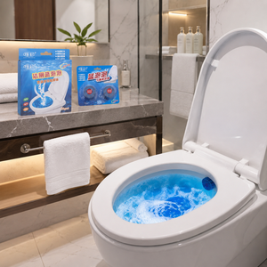 Pastillas Limpiadoras de Inodoro Azules con Burbujas, Bloque Efervescente para Limpiar el Inodoro, Limpiador de Inodoro para Baños de <span class=keywords><strong>Hotel</strong></span> - Product Image 2