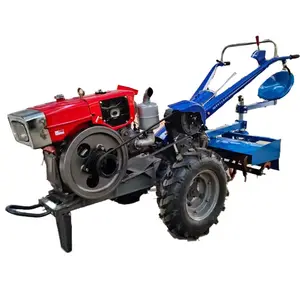 Factory Directly Sale High Quality Water Cooled Diesel Two Wheel Walking Tractor