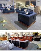 Nouveau style italien de luxe moderne canapé sectionnel léger de luxe design simple canapé ensemble meubles de salon