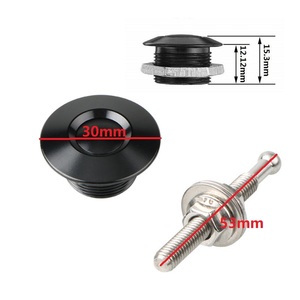 Bộ Kẹp Khóa Chốt Mui Xe Phôi Thép Nút Ấn Thông Dụng 30Mm Khóa Nắp Động Cơ Chốt Nhanh Bằng Nhôm Cho Xe Hơi - Product Image 2