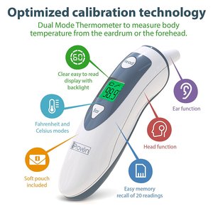 ヘルスケア製品臨床デジタル額耳温度計 - Product Image 4