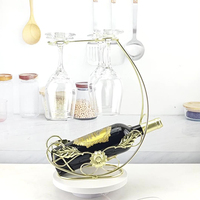 Support à vin inversé de style européen pour décoration créative de la maison, présentoir pour verres à vin rouge, vente en gros pour usines et particuliers