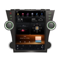 RoadNavi estilo Tesla Android 11 radio de coche para Toyota Highlander 2009-2014 reproductor Multimedia de coche inalámbrico Carplay 4G