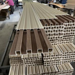 ボード木製プラスチックコンポジットWpcPvc壁パネル装飾Wpc壁パネル - Product Image 2