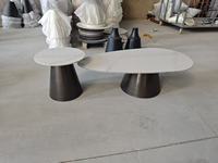 Tables gigognes de luxe modernes, inspirées de la galaxie, pour salon – Ensemble de tables basses pour espace détente