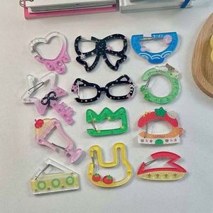 Custom Design Logo Acrylic Carabiner with UV Printing Promotional Keychain Japan Anime Shape Customizable Charm for Key Holder - Product Image 3