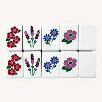 Présentoir à Verres à Vin à Cinq Niveaux Thème Raisins avec Design Créatif et Éléments Mahjong pour Décoration de Fête