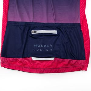 Fabricante de verano Ligero Tallas grandes Cómodo Secado rápido Impreso Manga corta <span class=keywords><strong>Ciclismo</strong></span> Jersey para hombres - Product Image 6