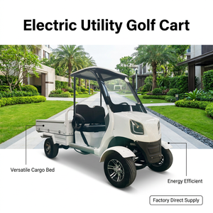 Carrito de Golf Eléctrico de 2 Plazas con Techo Solar Integrado, Diseño Simple y Elegante, 60V58AH, con Caja de Carga para Transporte Diario en Parques de Retiro - Product Image 6