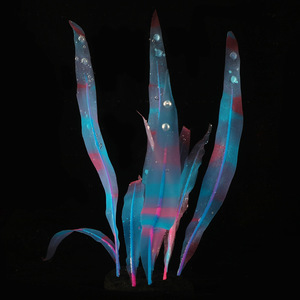 <span class=keywords><strong>Aquarium</strong></span> <span class=keywords><strong>Aquarium</strong></span> Landschap Decoratie Siliconen Zachte Grote Kelp Plastic Lichtgevende Water Gras Simulatie Water Gras - Product Image 3