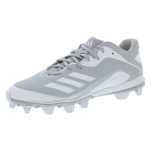 Zapatos de Fútbol Adidas Icon 6 MD para Hombre, Color Gris Claro/Blanco/Blanco, Diseño Icónico Colorido |   100% Auténtico - Product Image 1