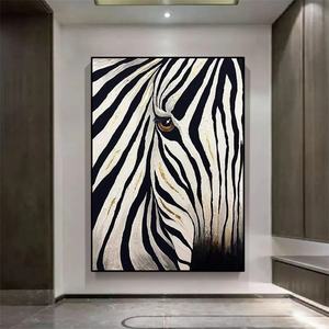 Peinture à l'huile originale peinte à la main, décor réaliste, peintures d'animaux sur toile, art mural texturé 3D, grande œuvre d'art, décoration intérieure - Product Image 3