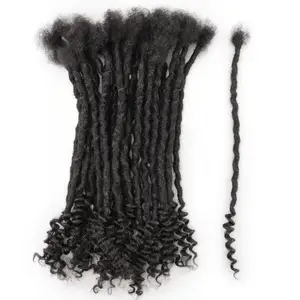 [HOHODREADS] Iconic Loc Style Culture Dreadlocks Extensions Made by Soft and Natural Curly Ends Human Hair 6 to 24 inch