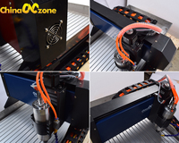 Mini-fraiseuse CNC 6040 à cadre en acier, 3 axes, moteur pas à pas/à boucle fermée/servo, guidage cylindrique/linéaire pour acier, fer, métal