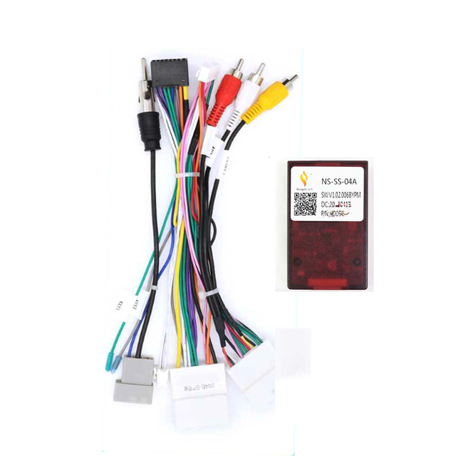 Android Car Radio Stereo Head Unit DVD Player Car Power Cord Canbus Automobile Wire Harness Connector for NIssan