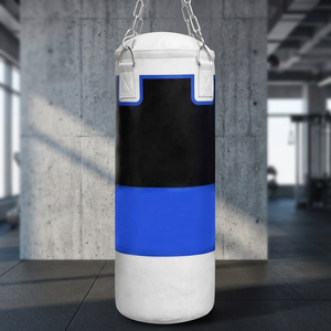Sac de frappe en cuir PU écologique, fabrication professionnelle, sac de sable lourd pour MMA, kickboxing et entraînement de frappe. - Product Image 3