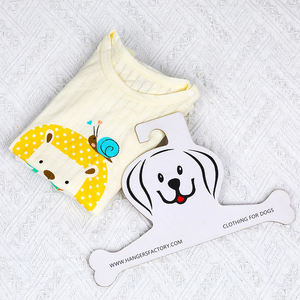 LINDON Paper <strong>Hanger</strong> Eco-Friendly Cardboard Pet Dog Cat <strong>Mini</strong> Customized Clothes <strong>Hanger</strong> for Pet Clothing - Product Image 4