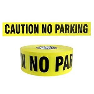 Bande d'avertissement d'avertissement de barricade en matériau PE durable 2.0 mil d'épaisseur 3 pouces de largeur 300 pieds de rouleau - Product Image 4