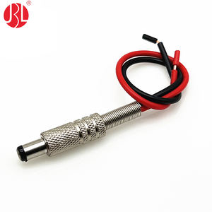 كابل تمديد طاقة تيار مستمر 5.5 مم × 2.1 مم × 5.5 مم مع موصل ذكر عالي التيار 15 أمبير وتيار مقدر 10 أمبير ونقاط تلامس نحاسية - Product Image 2