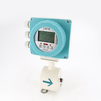 Débitmètre électromagnétique numérique micro-miniature en acier inoxydable, haute précision, protection IP68 pour applications de fluides aqueux