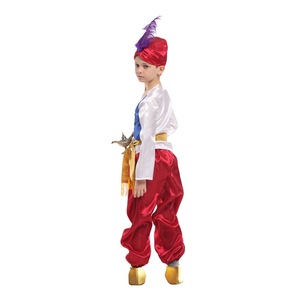 Disfraz de Príncipe Aladdín para Niños, Disponible en Stock, para Cosplay de TV y Películas, Rojo y Blanco, Poliéster, para Fiesta de Halloween, Conjunto de Disfraz Listo para Usar - Product Image 6