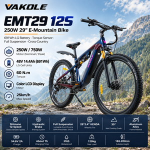 จักรยานไฟฟ้า Vakole EMT29 12S ขนาด 29 นิ้ว 48V 14.4Ah แบตเตอรี่ LG จัดส่งรวดเร็ว - Product Image 1