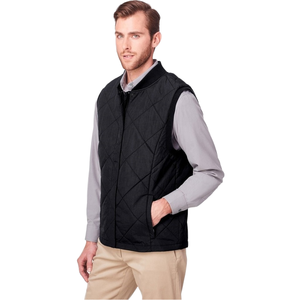 Gilet d'hiver décontracté pour homme, haut de gamme, imperméable, coupe-vent, séchage rapide, respirant, en polyester écologique, avec logo personnalisé - Product Image 1