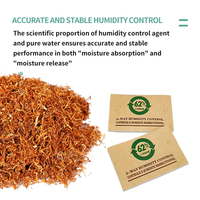 Contrôle d'humidité bidirectionnel 4G, petit format, RH 58% 62%, pour le stockage et la maturation des feuilles de chanvre