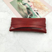 2024 nouvelle mode femmes hommes pochette pour lunettes accessoires optique emballage sac en cuir pliable doux lunettes de soleil lunettes pochette