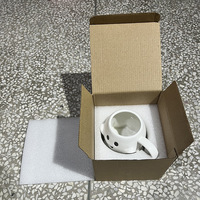 Tasse à eau sur le thème d'Halloween, tasse fantôme blanche créative et mignonne, mug en céramique de dessin animé, tasse à café ou à lait pour le bureau