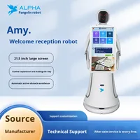 Робот-консультант Pangolin Amy AI для выставочных залов: автоматизированные ответы на вопросы, интеллектуальное объяснение, робот для ресепшена и приветствия