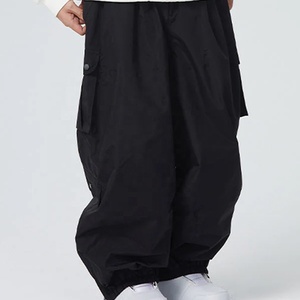 Vente en gros Pantalons de ski de snowboard unisexes Pantalons baggy confortables cargo respirant coupe-vent personnalisés grande taille - Product Image 2