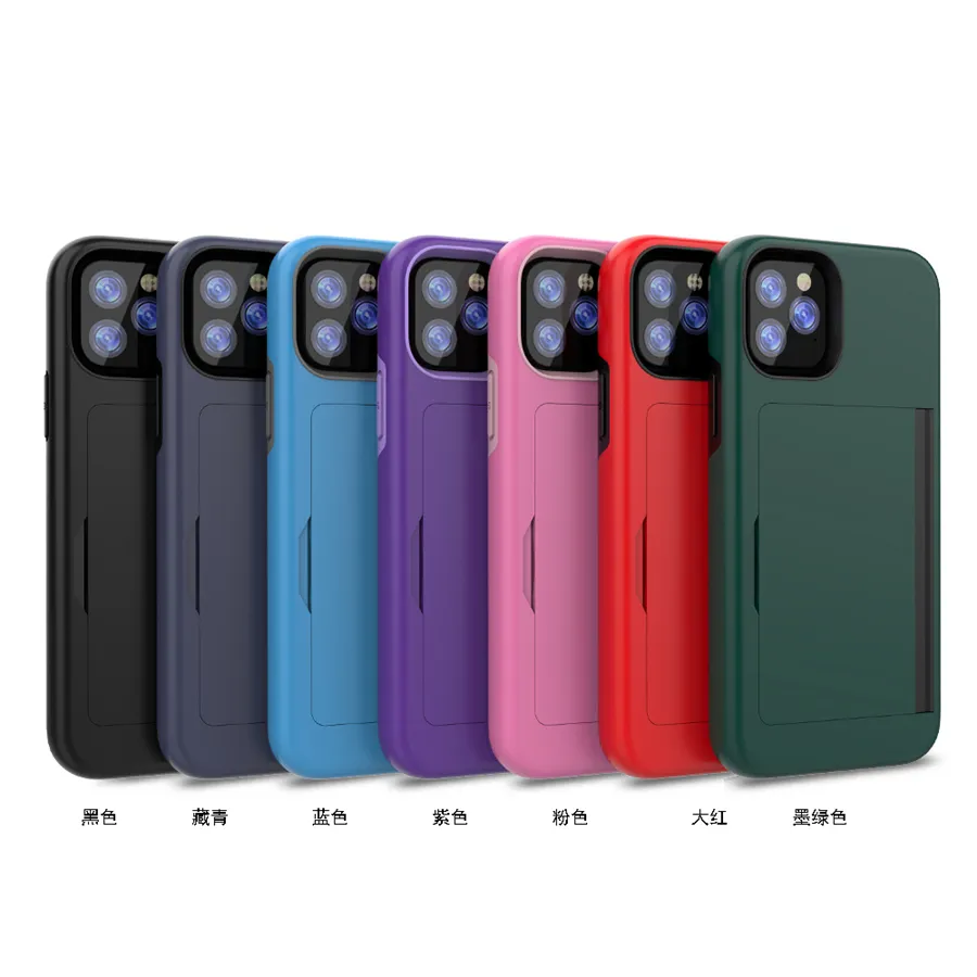 card holder case shock proof cell phone case for iphone 11 12 13 pro max,for iphone 13 pro cases card holder