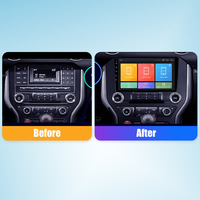 Radio Mobil untuk Ford Mustang 2015-2020 2Din Android Autoradio Stereo Mobil DVD GPS Navigasi Pemutar Multimedia Android Auto Carplay