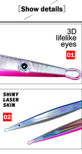 Hot 80g 100g 120g 150g 200g 300g 400g Fast Sinking Metal Hard Fishing Lure Jigging <span class=keywords><strong>esche</strong></span> <span class=keywords><strong>artificiali</strong></span> <span class=keywords><strong>Jig</strong></span> Lures - Product Image 4