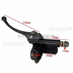 Levier de frein hydraulique universel 7/8" 10mm pour moto, pompe de frein, cylindre, poignée, levier d'embrayage, levier de frein droit pour ATV Quad 125cc - Product Image 6