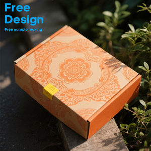 Boîte d'expédition en carton ondulé avec logo personnalisé en gros Boîte <span class=keywords><strong>de</strong></span> papier d'expédition en carton recyclé pour les entreprises ou les collations Échantillon gratuit - Product Image 3