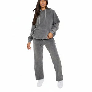 Chándal informal 2025 para mujer, conjuntos de chándales de gran tamaño para mujer, chándal de dos piezas, ropa de entrenamiento, chándal para correr - Product Image 1